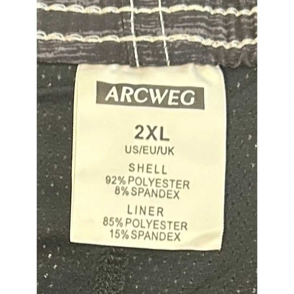 Arcweg Mens Swimming Trunks 2 in 1 with Boxer Liner 5.5
